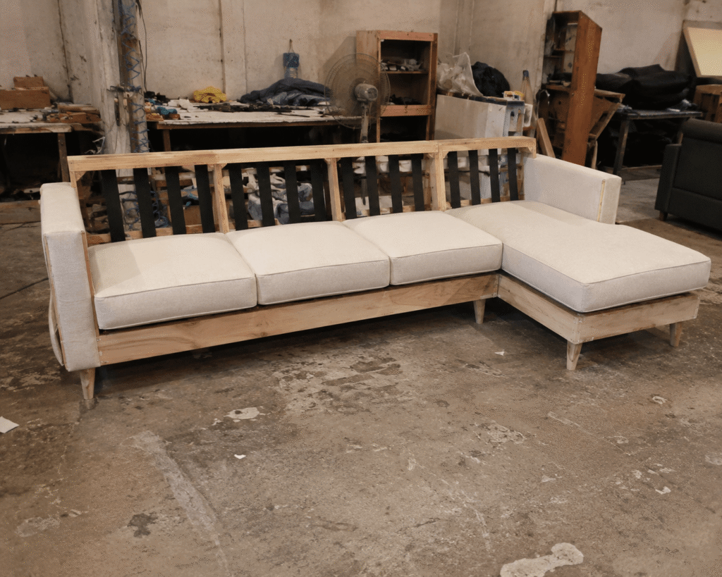 Sofa Rubi 4 Seater, halfway