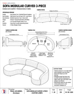 Sketsa Curved Sofa